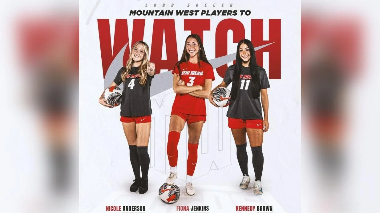 Anderson, Brown and Jenkins named to MW soccer watch list; Lobos picked seventh