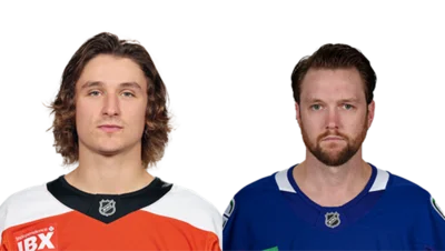 Trevor Zegras and Thatcher Demko