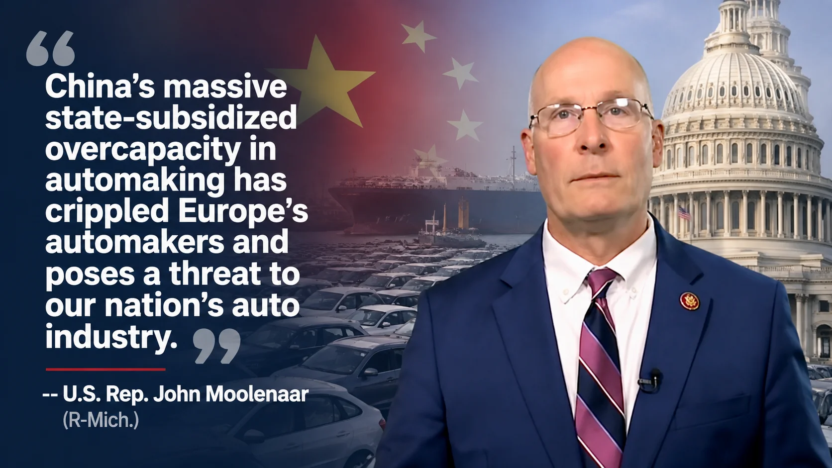 Moolenaar: Connected Vehicle Security Act wouldn’t bar Mercedes from U.S.; would counter China’s ‘threats’