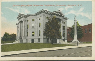 Medium gaston county courthouse 1922