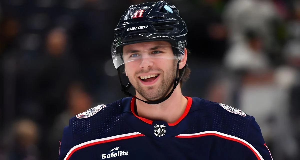 Adam Fantilli supports Blue Jackets callups by opening his home