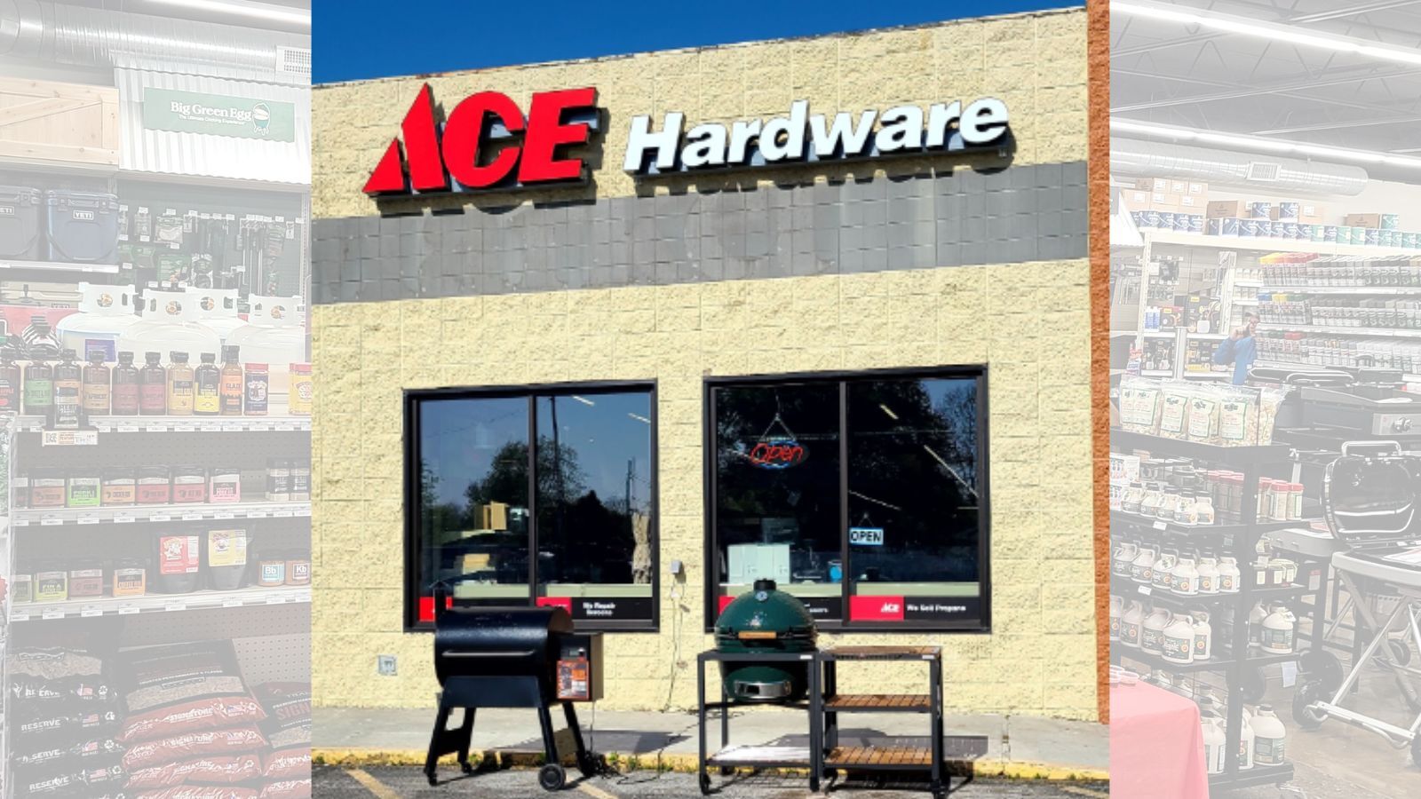 Ace Hardware Green's Ace Hardware in Robinson, Illinois, is hosting a grand opening event