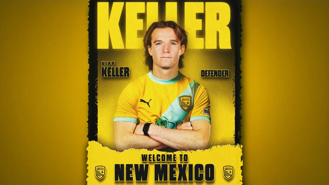 New Mexico United acquires defender Kipp Keller on loan from Minnesota United FC