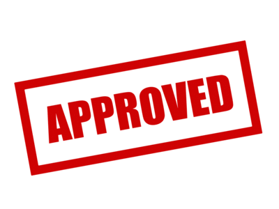 Medium red approved