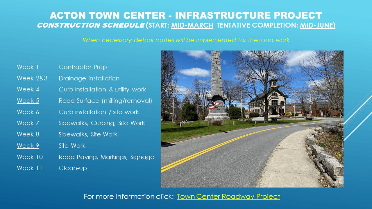 FLYER - Acton Center - Project Schedule (1) Opens in new window