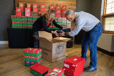 Kids at Operation Christmas Child - provided photo