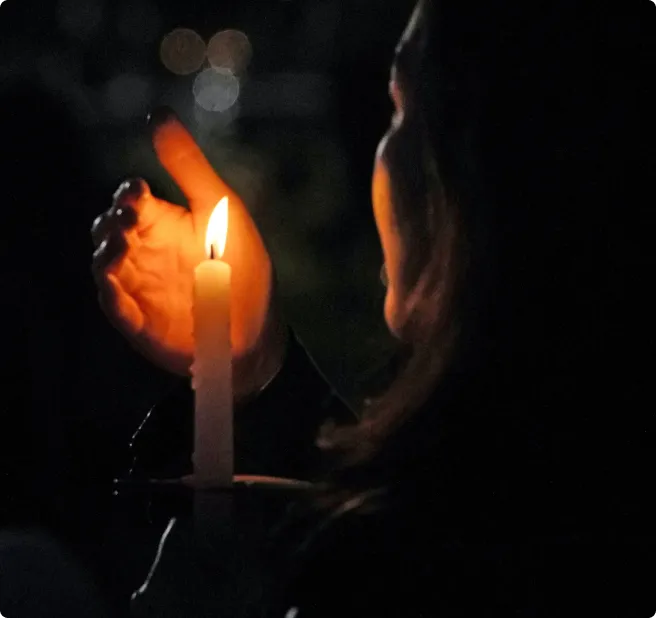 Light a candle.