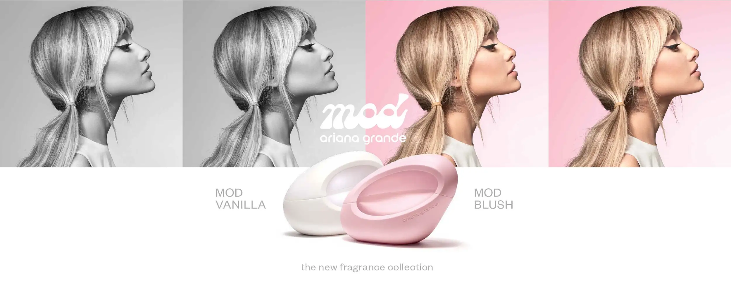 Mod by Ariana Grande, Mod Vanilla and Mod Blush, The New Fragrance Collection