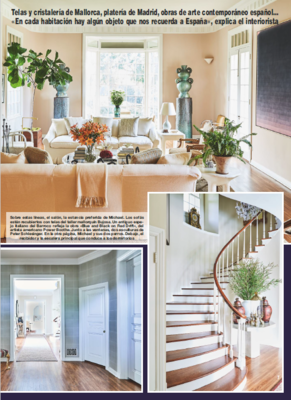 Michael S. Smith and Ambassador James Costos in Hola Magazine