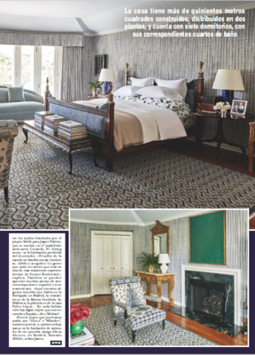 Michael S. Smith and Ambassador James Costos in Hola Magazine