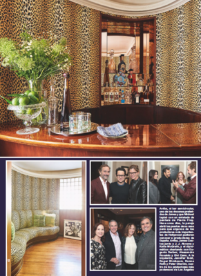 Michael S. Smith and Ambassador James Costos in Hola Magazine