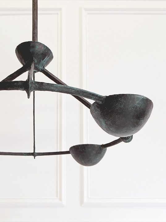 Elena Ceiling Light – Bronze Verdigris