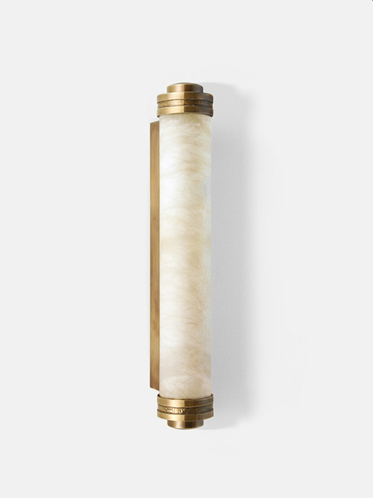Alabaster Shot Wall Light No. 1