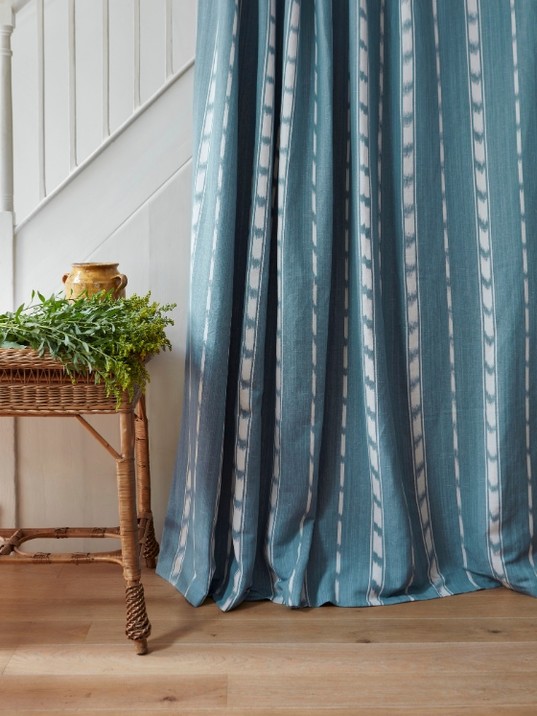 Ikat Stripe Gustavian Blue