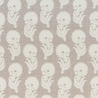 Jasper Performance Fabric in Indian Garden in Brown
