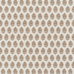 Jasper Performance Fabric in Indian Garden Paisley in Brown
