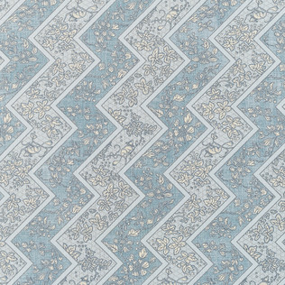 Jasper Fabrics in Lacquer Stripe in Bluebell