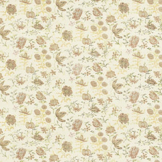 Jasper Fabrics in Blenheim Sprig in Black