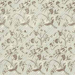 Jasper Fabrics in Java Stripe in Pale Blue