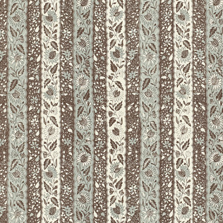 Jasper Fabrics in Melaya in Blue/Brown