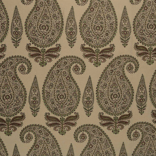 Jasper Fabrics in Kashimir - Mint/Coral on LT