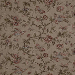 Jasper Fabrics in Wallace Vine - Sage/ Rose