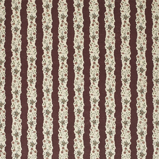 Jasper Fabrics in Red Oak Stripe - Burgundy
