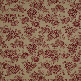 Jasper Fabrics in Japanese Stencil - Berry