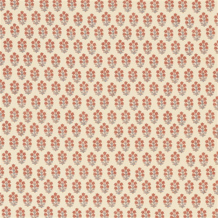 Jasper Fabrics in Devonshire - Coral/Turquoise
