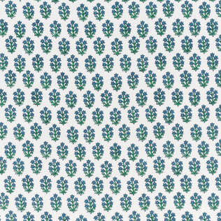 Jasper Fabrics in Devonshire - Deep Blue/Green