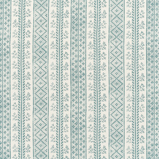 Jasper Fabrics in Dutch Stripe - Oasis Teal