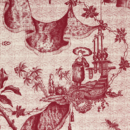 Jp 7180 chinese toile lychee