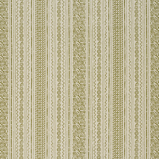 Jasper Fabrics in Tulum Stripe - Olive