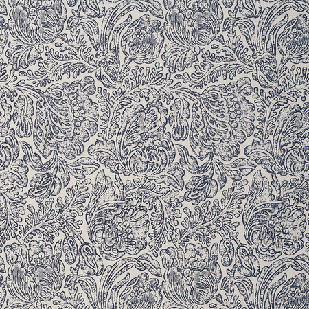 Jp 7213 woodblock flower   indigo