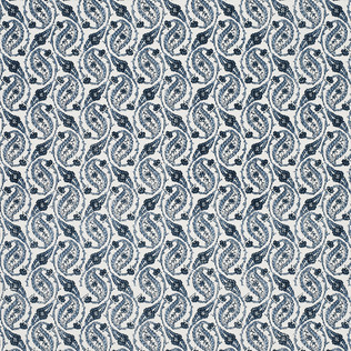 Jasper Fabrics in Gainsborough Paisley - Ocean Blue