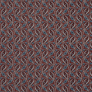 Jasper Fabrics in Gainsborough Paisley - Rust