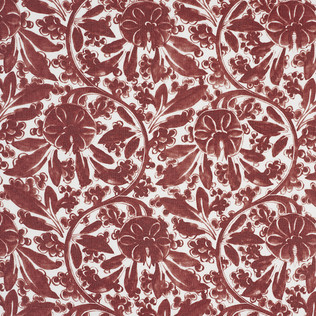 Jasper Fabrics in Pagoda Vine - Red