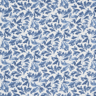 Jasper Fabrics in Pagoda Leaf - Indigo