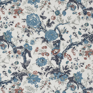Jasper Fabrics in Bangalore Floral - Blue