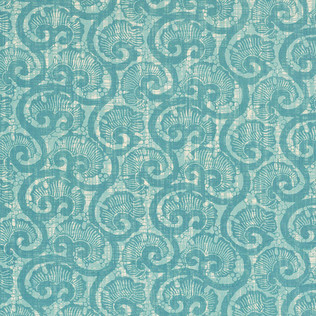 Jasper Fabrics in Coquina - Turquoise
