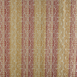 Jasper Fabrics Montpelier - Red/Saffron