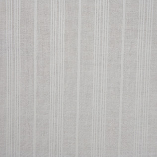 Jasper Fabrics in Wool Stripe Sheer - Cream