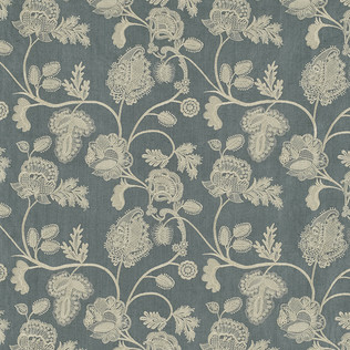 Jasper Fabrics in Chennai - Cream on Blue
