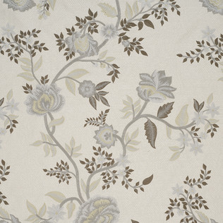 Jasper Fabrics in Rosetta - Ash
