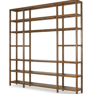 Jasper Furniture SLATTED SHIP MEDIA DISPLAY & SHELVING UNIT