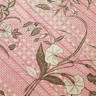 Jasper Fabrics in Java Stripe - Pink/Brown