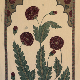 Jasper Fabrics Moghul Panel - Burgundy