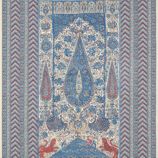 Jasper Fabrics in Jaipur Panel Blue