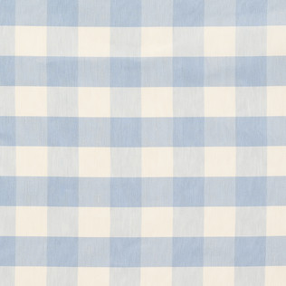 Templeton Fabric in Indore Check - Pale Blue