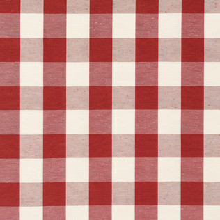 Templeton Fabric in Indore Check - Red